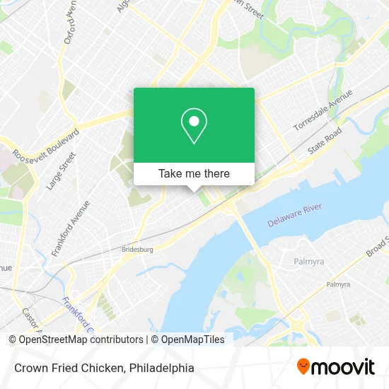 Crown Fried Chicken map