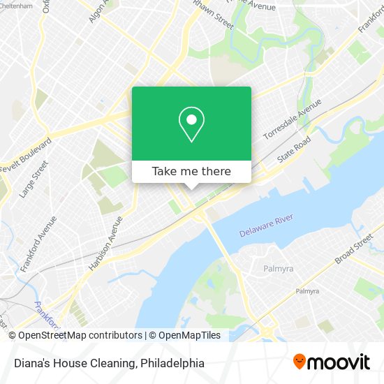 Diana's House Cleaning map