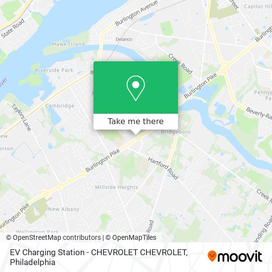 EV Charging Station - CHEVROLET CHEVROLET map