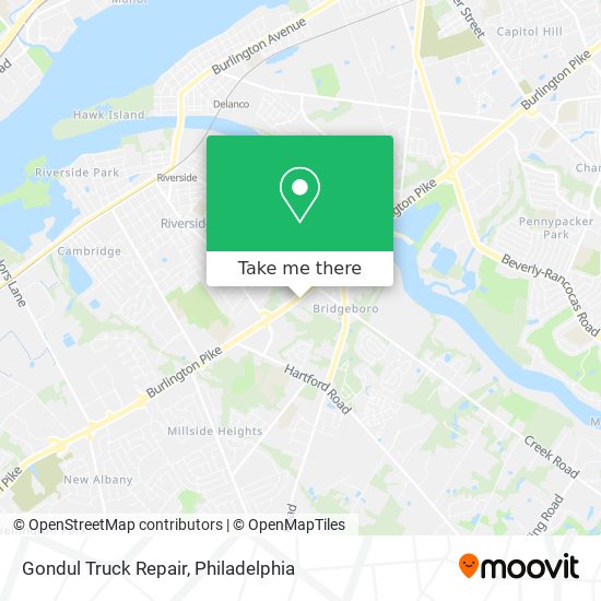 Gondul Truck Repair map