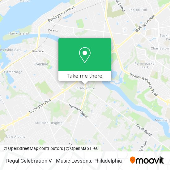 Regal Celebration V - Music Lessons map