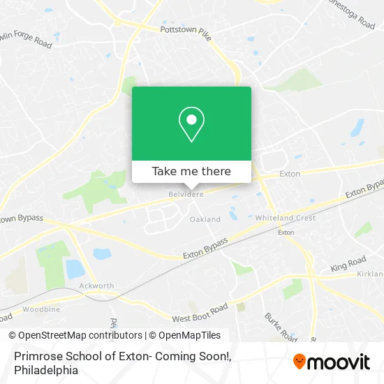 Primrose School of Exton- Coming Soon! map