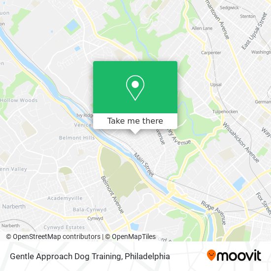 Mapa de Gentle Approach Dog Training