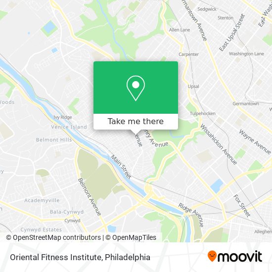 Mapa de Oriental Fitness Institute