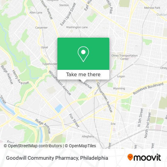 Goodwill Community Pharmacy map