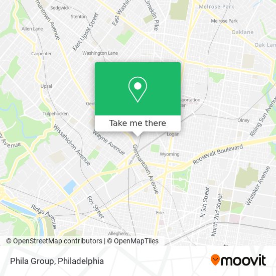 Phila Group map