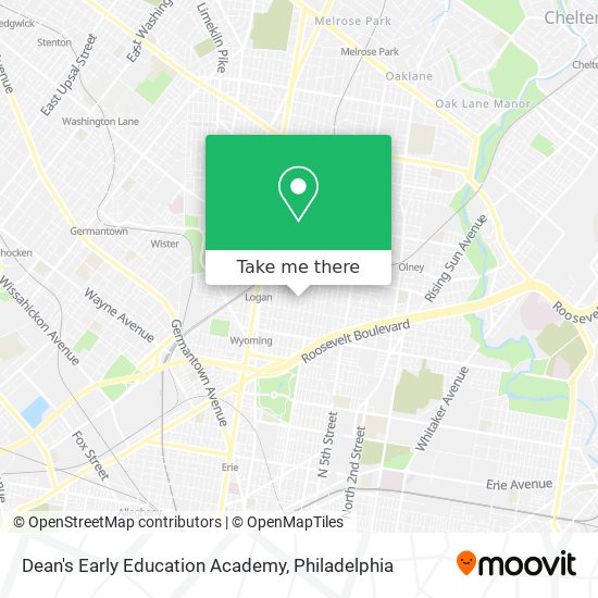 Mapa de Dean's Early Education Academy