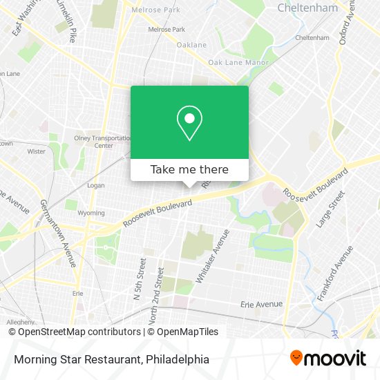 Morning Star Restaurant map