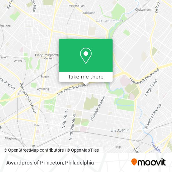 Mapa de Awardpros of Princeton