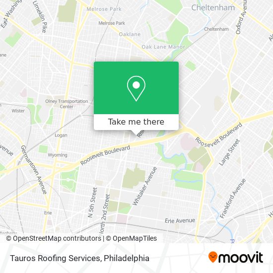 Mapa de Tauros Roofing Services