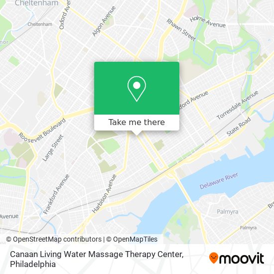 Mapa de Canaan Living Water Massage Therapy Center