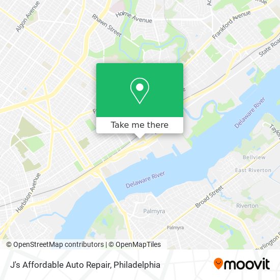 Mapa de J's Affordable Auto Repair