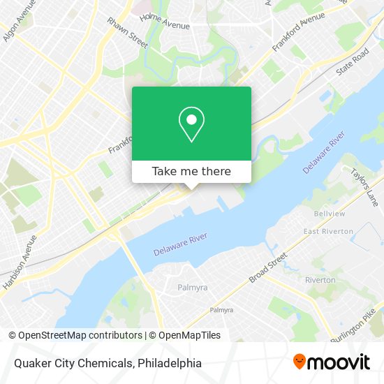 Mapa de Quaker City Chemicals