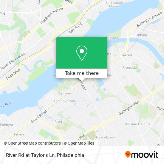 River Rd at Taylor's Ln map