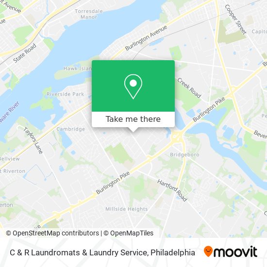 Mapa de C & R Laundromats & Laundry Service