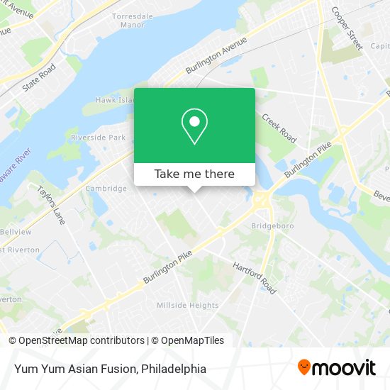 Mapa de Yum Yum Asian Fusion