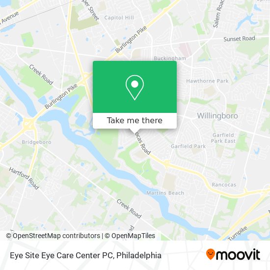 Eye Site Eye Care Center PC map