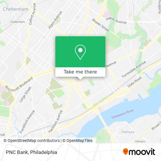 PNC Bank map