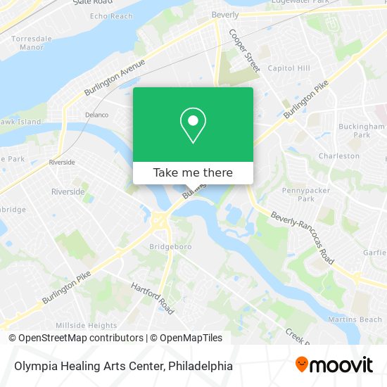 Mapa de Olympia Healing Arts Center