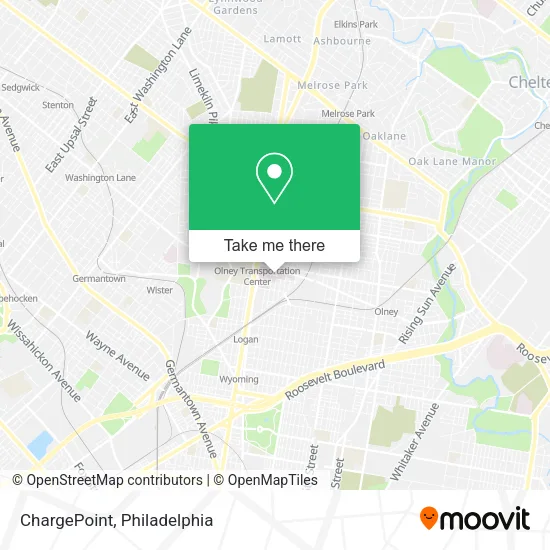 Mapa de ChargePoint
