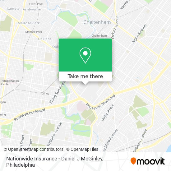 Mapa de Nationwide Insurance - Daniel J McGinley