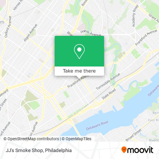 JJ's Smoke Shop map