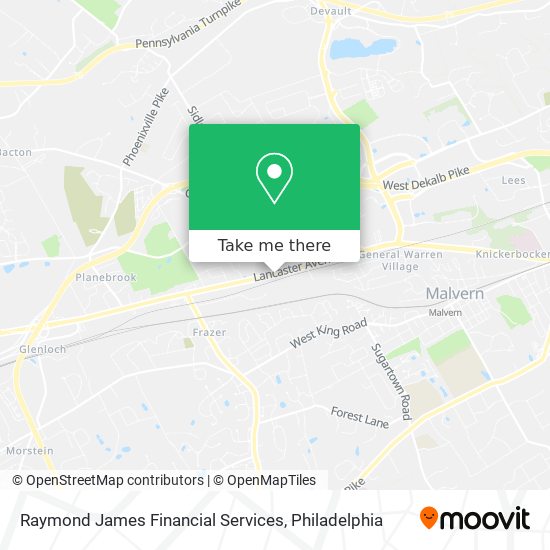 Raymond James Financial Services map