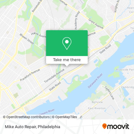 Mapa de Mike Auto Repair