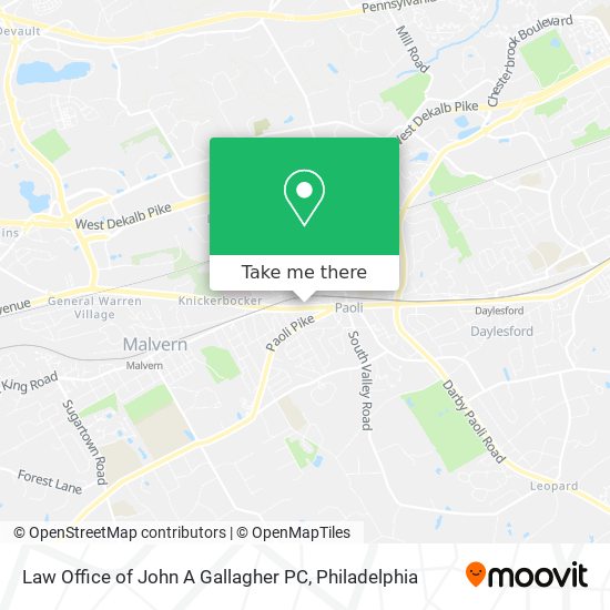 Law Office of John A Gallagher PC map