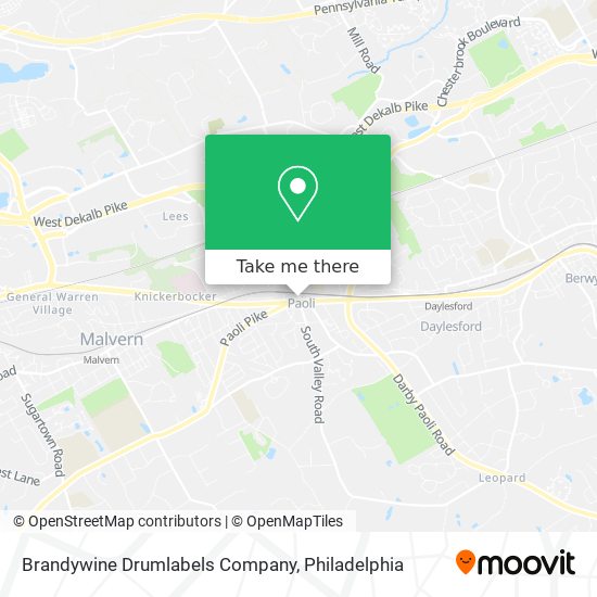 Brandywine Drumlabels Company map