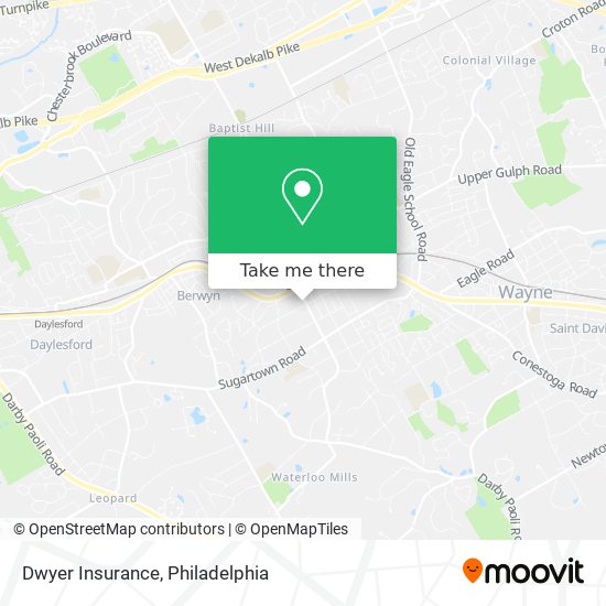 Mapa de Dwyer Insurance