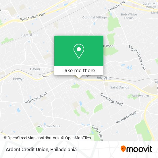 Ardent Credit Union map