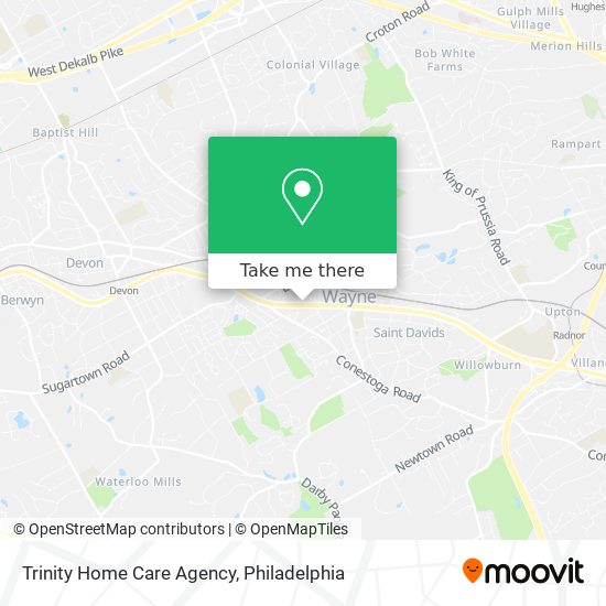 Trinity Home Care Agency map