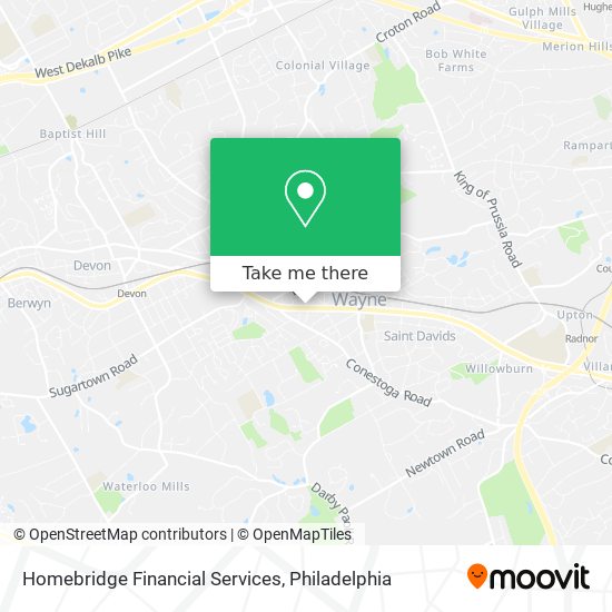 Homebridge Financial Services map