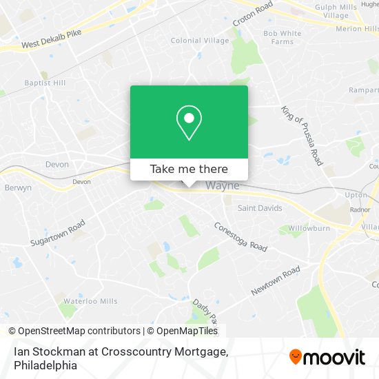 Mapa de Ian Stockman at Crosscountry Mortgage