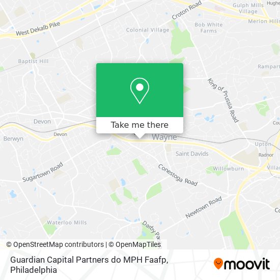 Mapa de Guardian Capital Partners do MPH Faafp