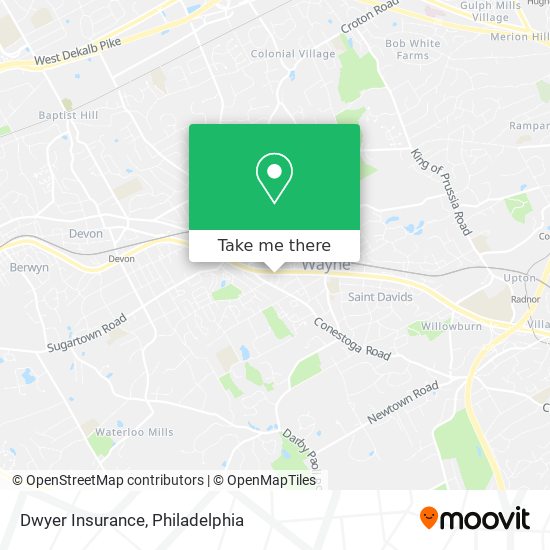 Dwyer Insurance map