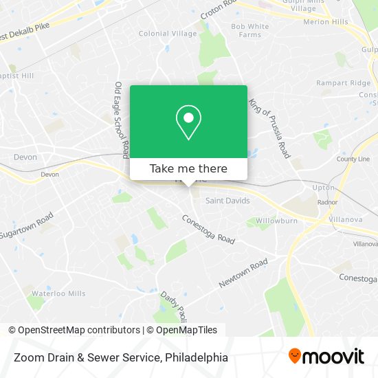 Zoom Drain & Sewer Service map