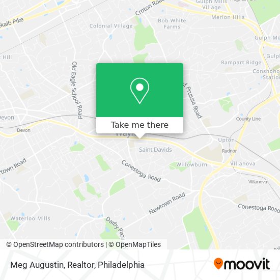 Meg Augustin, Realtor map