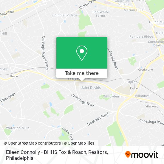 Mapa de Eileen Connolly - BHHS Fox & Roach, Realtors
