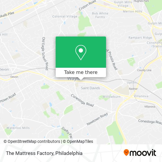 The Mattress Factory map