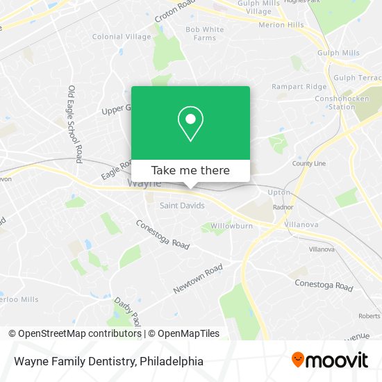 Mapa de Wayne Family Dentistry