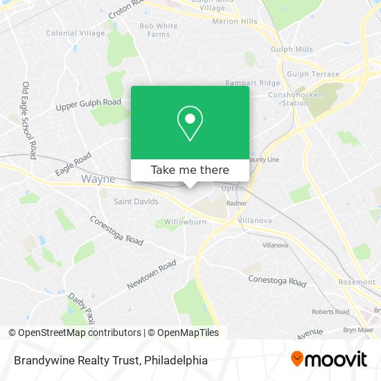 Brandywine Realty Trust map