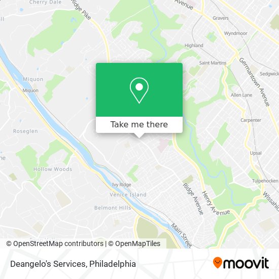 Mapa de Deangelo's Services