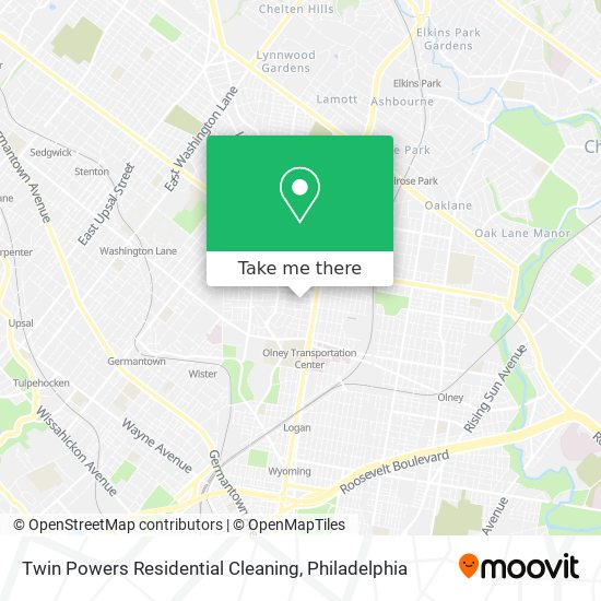 Mapa de Twin Powers Residential Cleaning