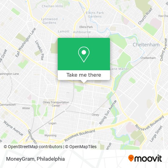 MoneyGram map