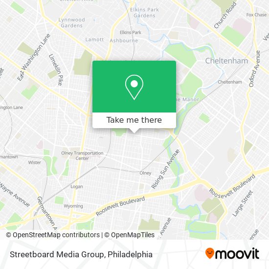 Mapa de Streetboard Media Group