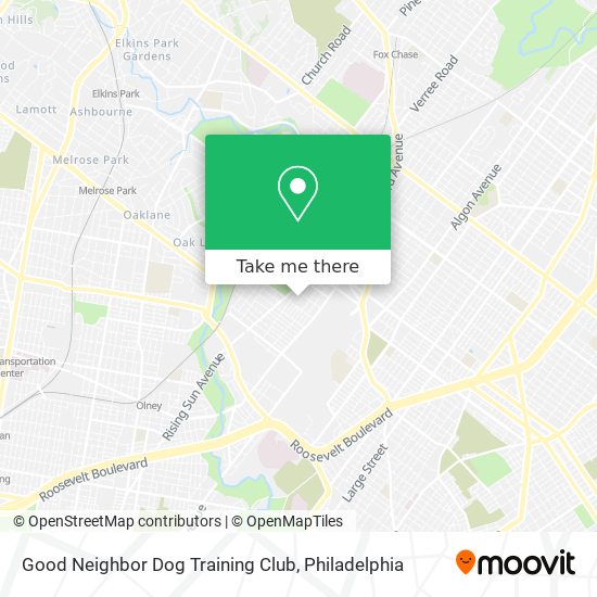 Mapa de Good Neighbor Dog Training Club
