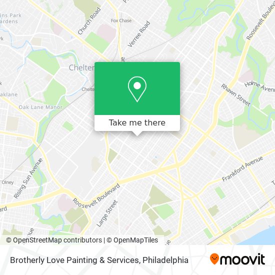 Mapa de Brotherly Love Painting & Services