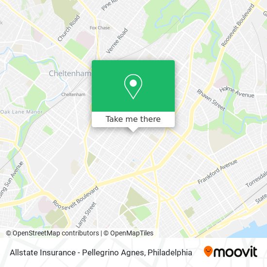 Allstate Insurance - Pellegrino Agnes map